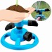 Girl12Queen 360° Rotation Lawn Sprinkler Automatic Water Irrigation for 3600 Square Feet   